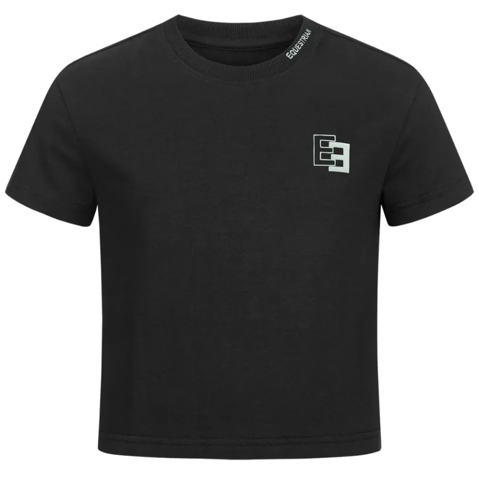 Beikircher Grünland Anna T-Shirt Ragazzo Cotone Nero