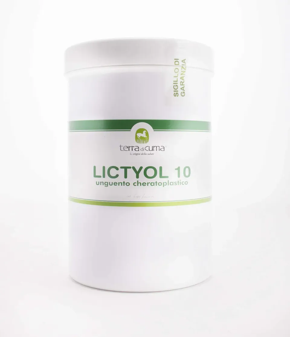 Terra di Cuma Lictyol 10% unguento cavalli cheratoplastico 1Kg