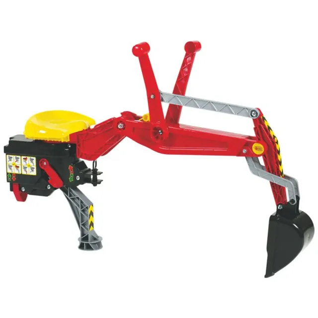 Rolly Toys escavatore posteriore giocattolo per trattori a pedali