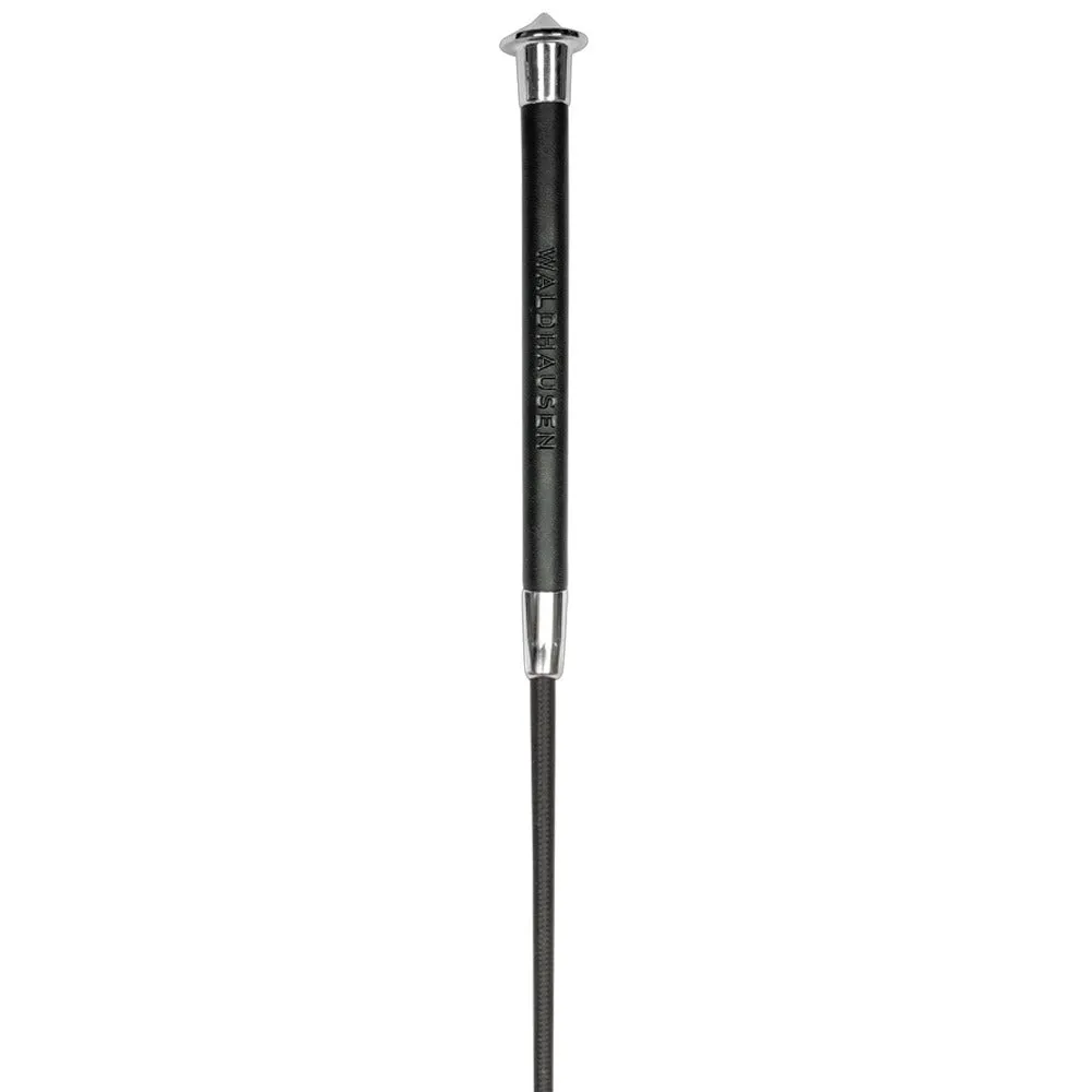 Noblesse frustino dressage 120cm nero oro rosa impugnatura