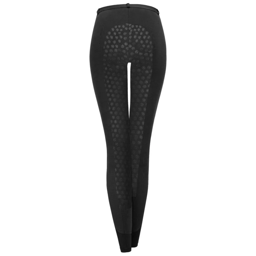 Fun Sport pantaloni equitazione donna termici full grip nero