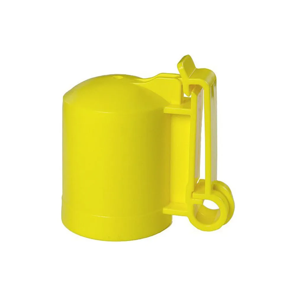 Isolatore cappuccio recinto elettrico nero 10 pezzi