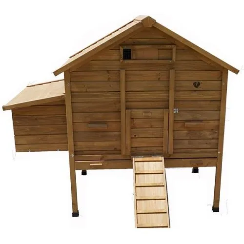 Il Verde Mondo Cocincina pollaio legno rialzato 6-8 galline