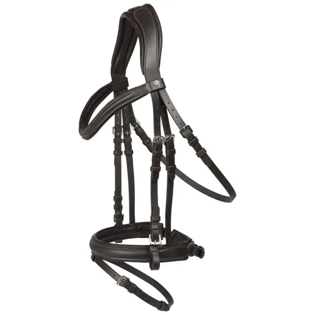 Waldhausen X-Line Stockholm testiera cavallo nero Full redini