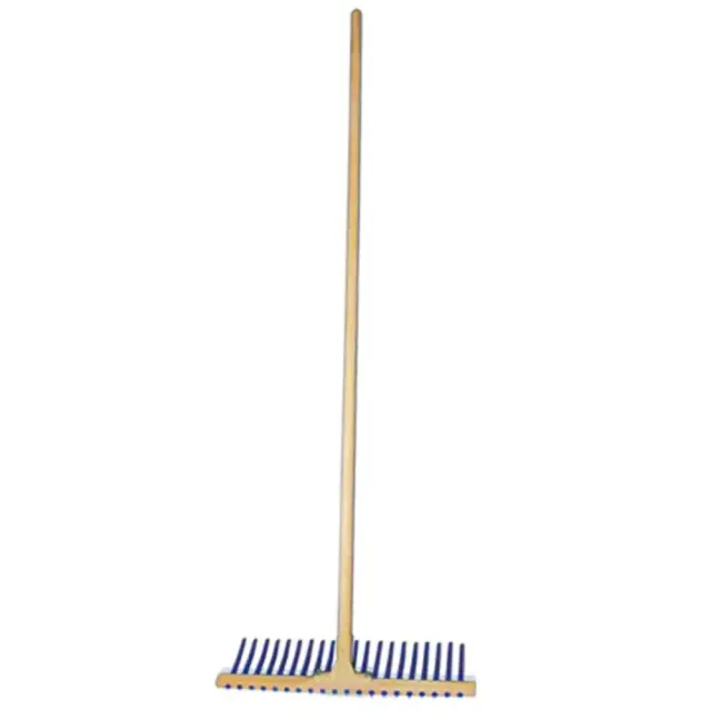Rastrello giardinaggio 20 denti con manico legno 125 cm
