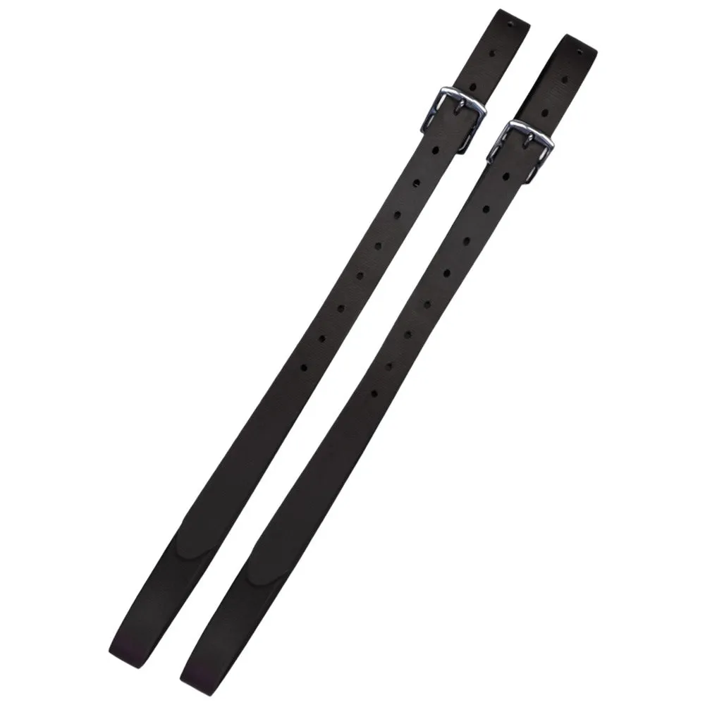 Wintec Slimline Staffili Piatti 25 mm Coppia 140 cm Neri