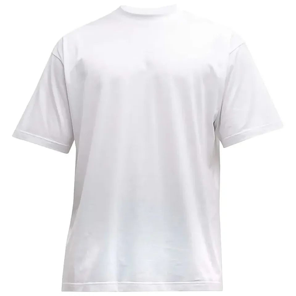 Ceceba OA Basic maglietta girocollo cotone bianco 2 pezzi