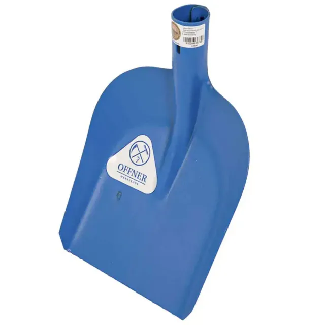 Pala universale stalla acciaio blu senza manico 30x24cm