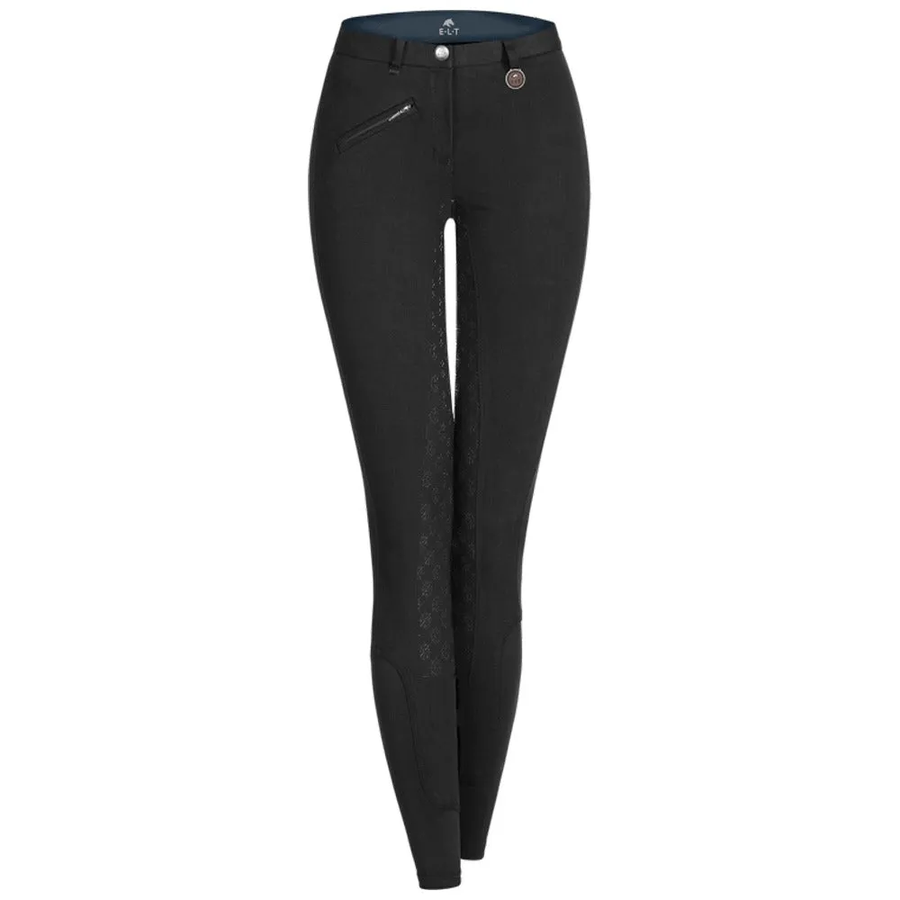 Fun Sport pantaloni equitazione donna termici full grip nero