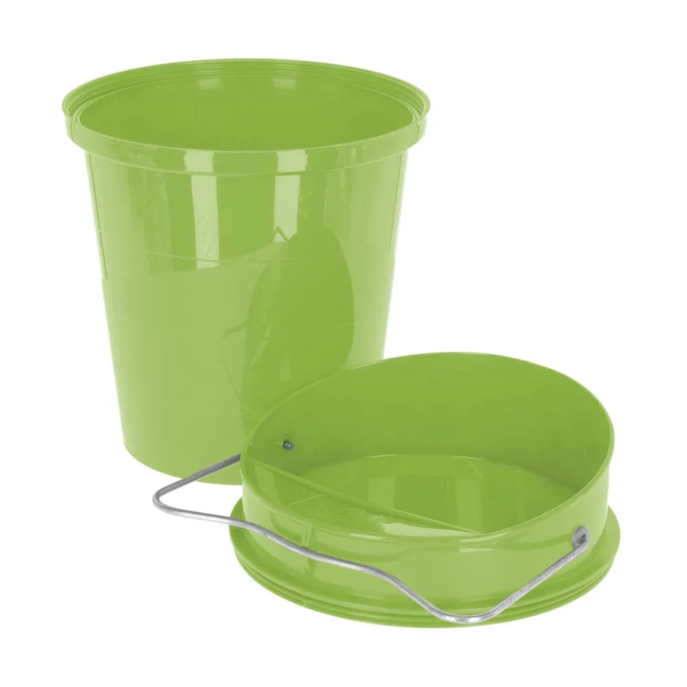 Beikircher Grünland abbeveratoio pollame secchiello 6 l verde
