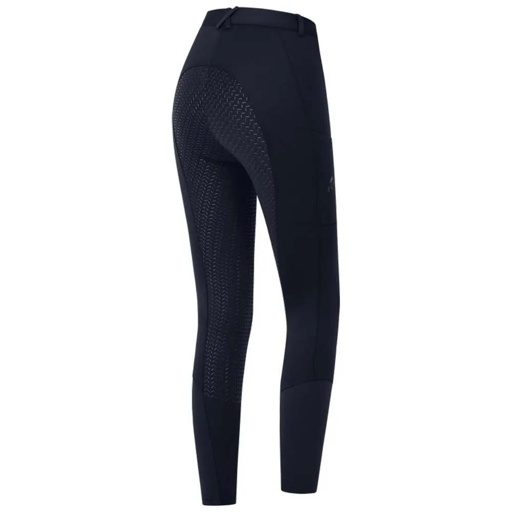Essential pantaloni equitazione bimbi grip nero 128
