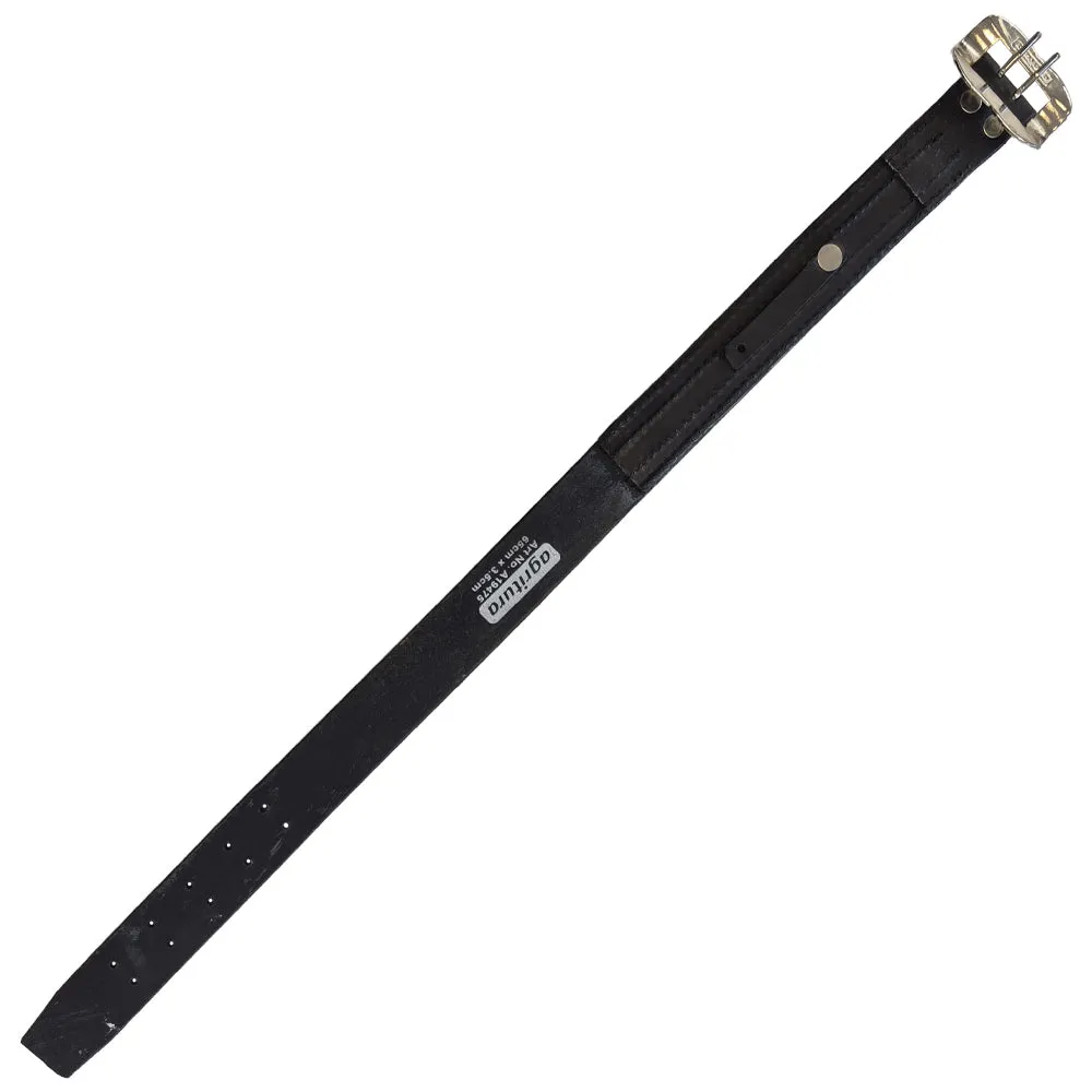 Beikircher Grünland cinghia pecore cuoio 65 cm nera