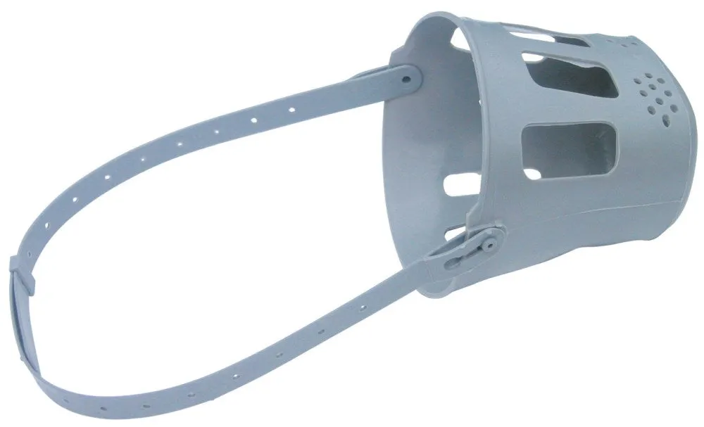 Museruola vitelli plastica anti poppata regolabile