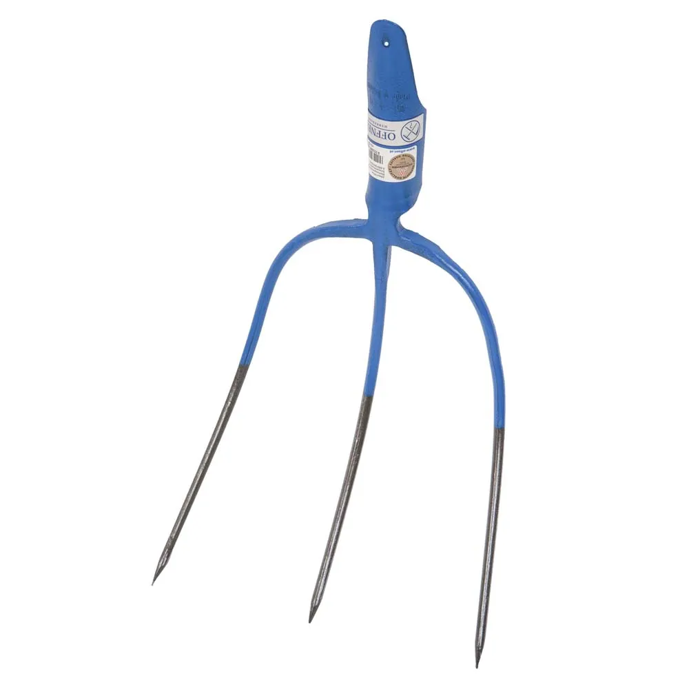 Beikircher Grünland Forca Letame Testa 4 denti forgiata 27x21cm