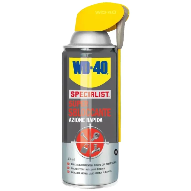 WD-40 Spray Sbloccante Penetrante 400ml Azione Rapida